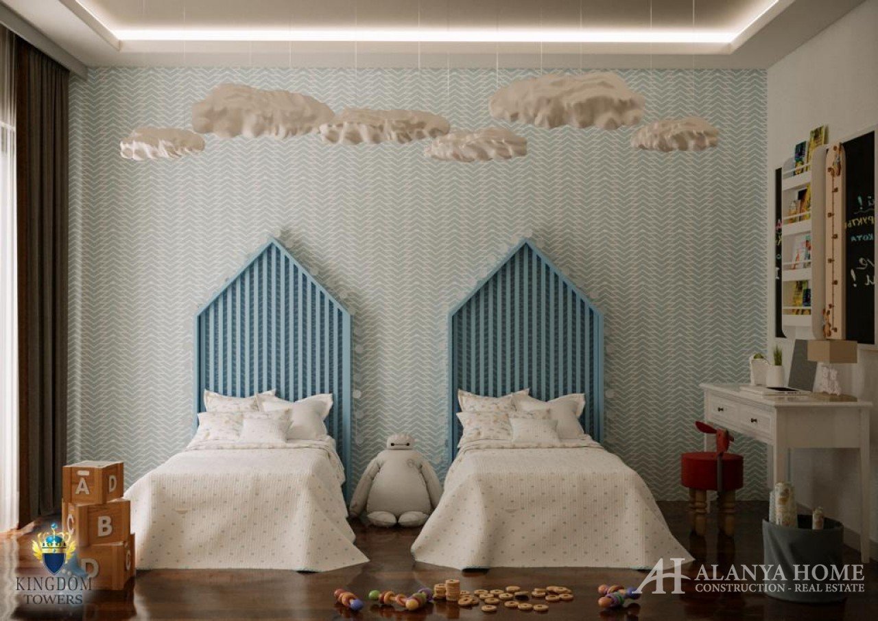 Фото покупка продажа недорогая двухкомнатная квартира 1+1 c просторной спальней Алания Хоум Анталия 